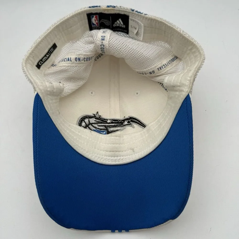 Adidas‎ Climalite NBA Orlando Magic Fitted Men's Hat Cap White Logo Size S/M